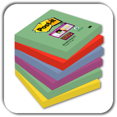 Notes POST-IT 76x76 MARRAKESZ (6) 654-6SS-MAR