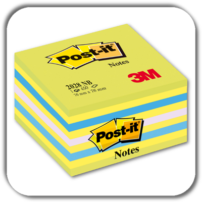 Notes POST-IT 76x76 2028-NB cukierkowa nie-ziel.