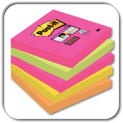 Notes POST-IT 76x76 KAPSZTAD (6) 654S-Neon Notes POST-IT 76x76 KAPSZTAD (6) 654S-Neon