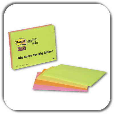 Notes POST-IT 200*149 6845-SSP neon