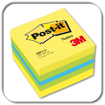 Notes POST-IT 51x51 2051L cytrynowy