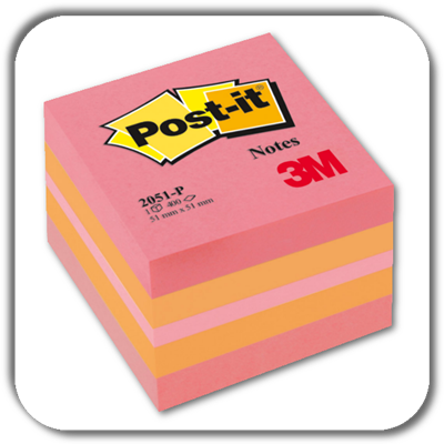 Notes POST-IT 51x51 2051P różowa
