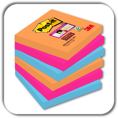 Notes POST-IT 76x76 BANGKOK (6) 654-6SS-EG