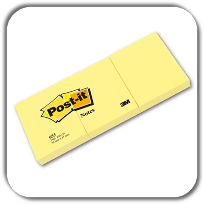 Notes POST-IT 38x51a'12x100k.neon