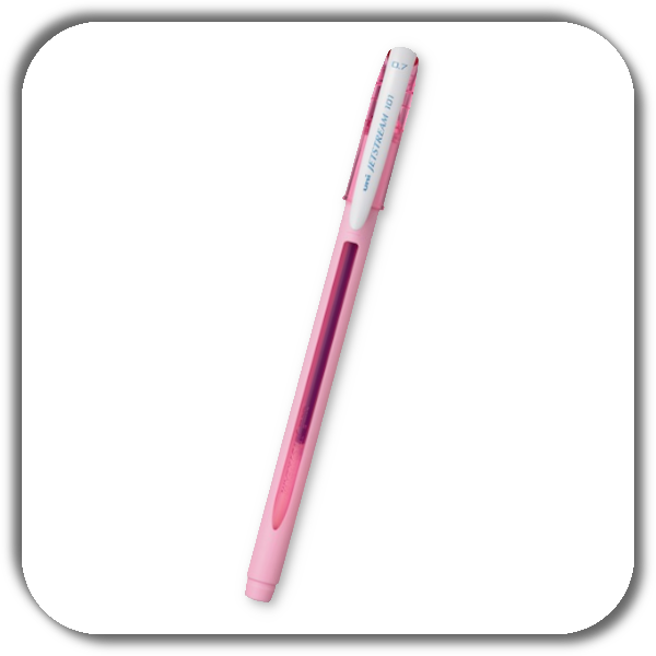 Długopis kulkowy UNI SX-101 różowy