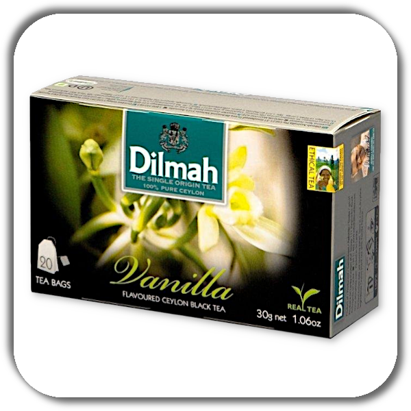 Herbata DILMAH 20 x 1,5 g. z aromatem wanilii
