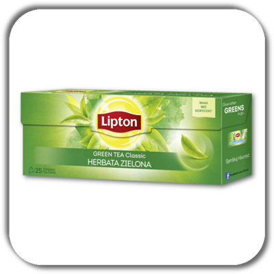 HERBATA LIPTON GREEN 25t. PURE