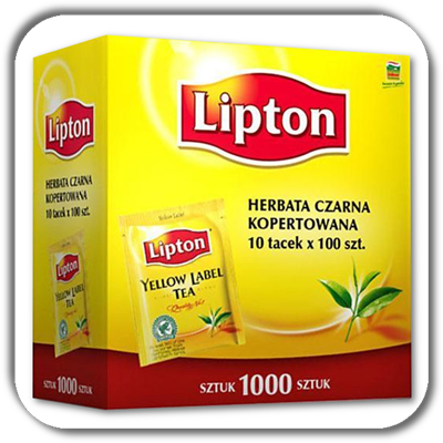 HERBATA LIPTON 1000t. EKSP. YELLOW LABEL saszetki