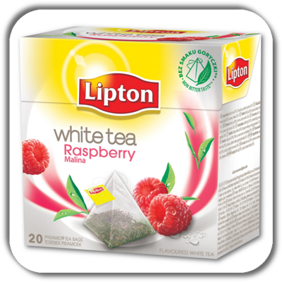 HERBATA LIPTON 20t. piramidka WHITE RASPBERY