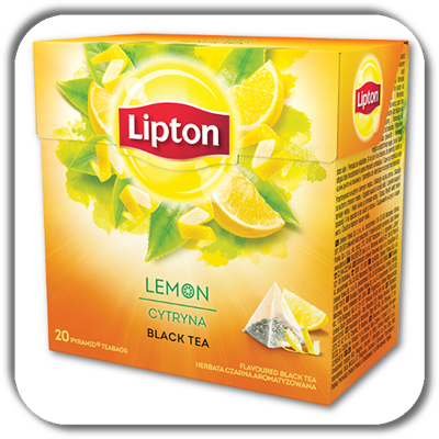 HERBATA LIPTON 20t. piramidka CYTRYNA