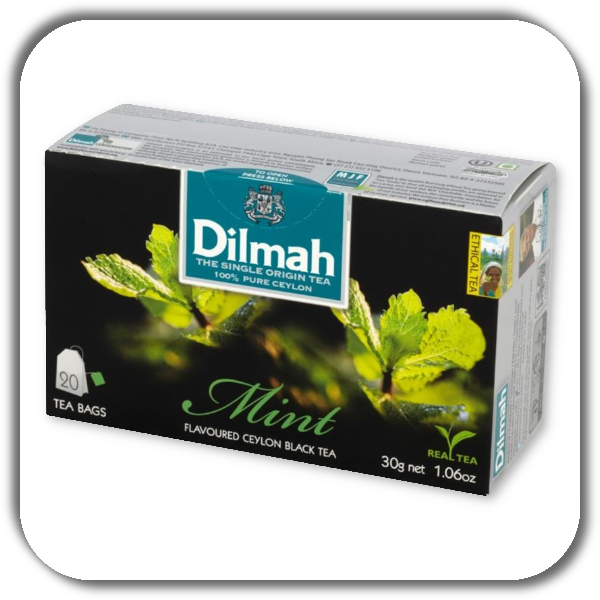 Herbata DILMAH 20 x 1,5 g. z aromatem mięty