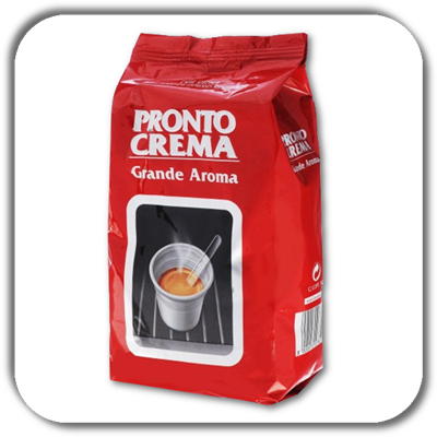 Kawa LAVAZZA 1kg ziarno PRONTO CREMA GRANDE AROMA Kawa LAVAZZA 1kg ziarno PRONTO CREMA GRANDE AROMA
