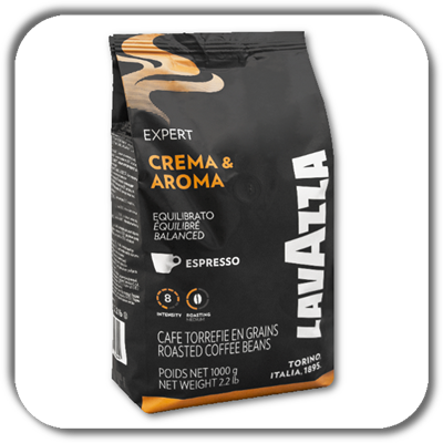 Kawa LAVAZZA 1kg ziarno CREMA AROMA Kawa LAVAZZA 1kg ziarno CREMA AROMA