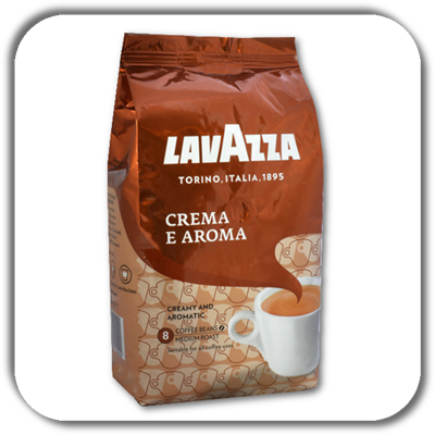 Kawa LAVAZZA 1kg ziarno CREMA E AROMA Kawa LAVAZZA 1kg ziarno CREMA E AROMA