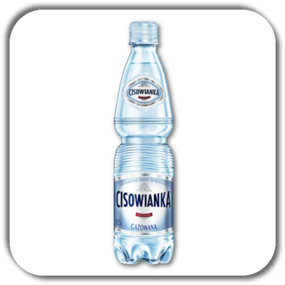 CISOWIANKA 0.5L.GAZOWANA