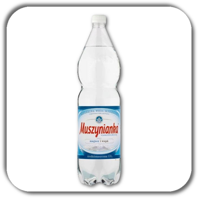 MUSZYNIANKA 1.5L. WODA ŚREDNIONASYCONA