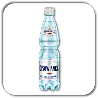 CISOWIANKA 0.5L.LEKKO GAZOWANA