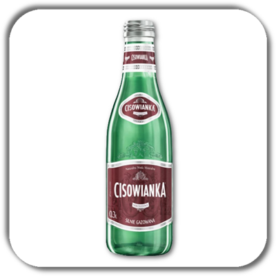 CISOWIANKA 0.3L.(szkło) SILNIE GAZOWANA