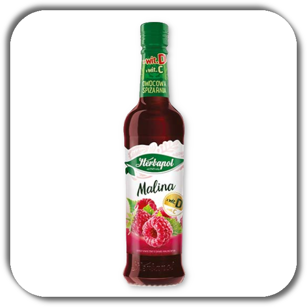 Syrop HERBAPOL 420 ml. malinowy