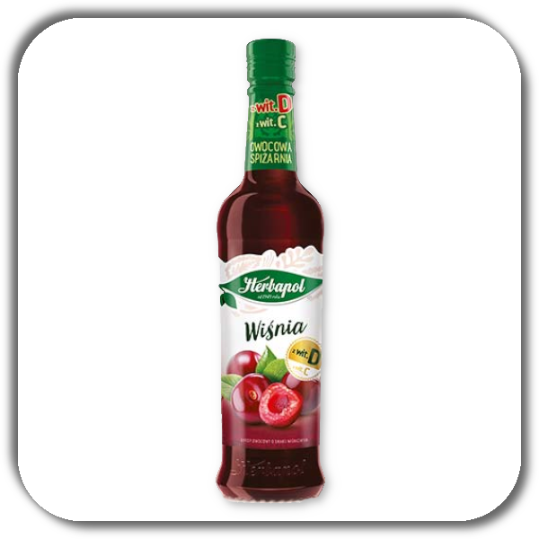 Syrop HERBAPOL 420 ml. wiśniowy