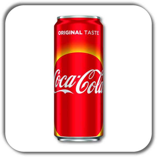 COCA-COLA 0.33 ml. PUSZKA