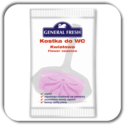 Kostka do WC GENERAL FRESH 35g. kwiat