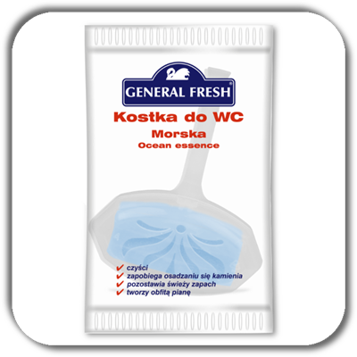 Kostka do WC GENERAL FRESH 35g. ocean