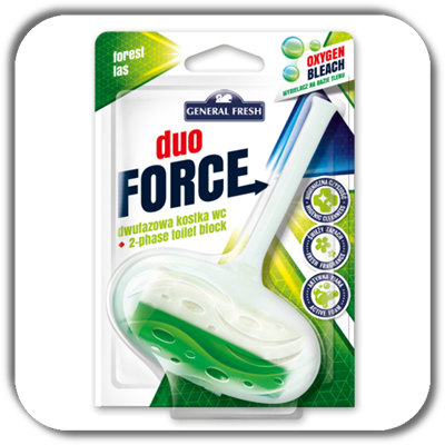 Kostka do WC GENERAL FRESH duo 40g. FORCE las