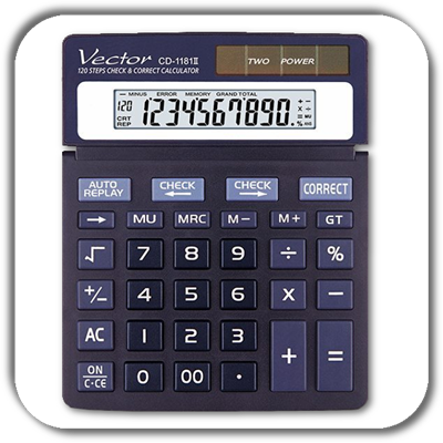 Kalkulator VEKTOR CD-1181II
