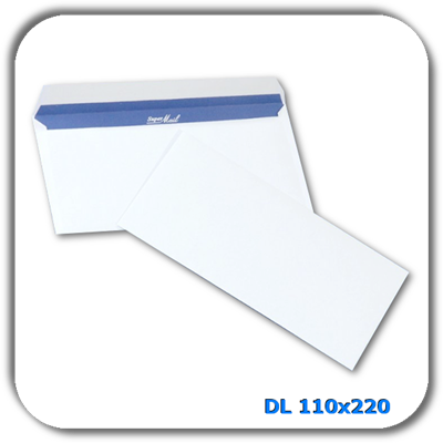 Koperta DL (400) HK Super Mail - wysoka biel