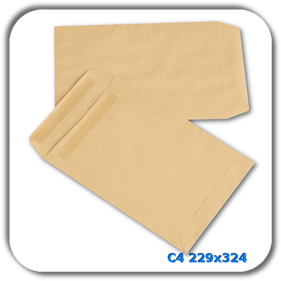 Koperta C4 (50) SK brąz