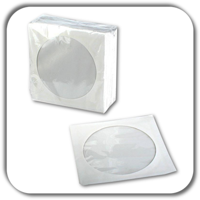 Koperta CD (100) NK biała z okienkiem