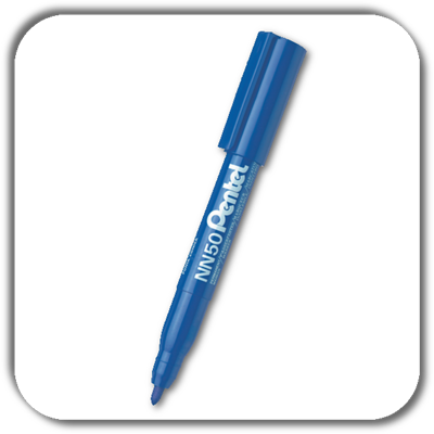 Marker PENTEL NN50 niebieski końc.ok. Marker PENTEL NN50 niebieski końc.ok.