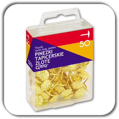 Pinezki GRAND tapicerskie złote Pinezki GRAND tapicerskie złote