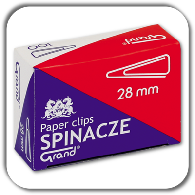 Spinacze GRAND 28 mm. trójkątne Spinacze GRAND 28 mm. trójkątne