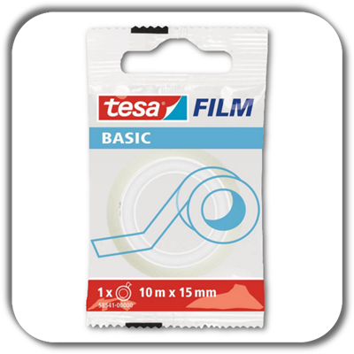 Taśma klej. TESA 10/15 BASIC