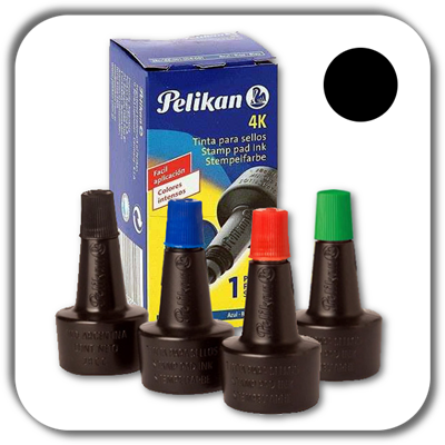 Tusz do stempli PELIKAN czarny