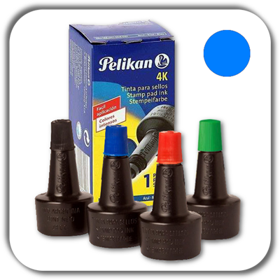 Tusz do stempli PELIKAN niebieski