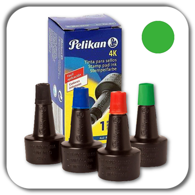 Tusz do stempli PELIKAN zielony