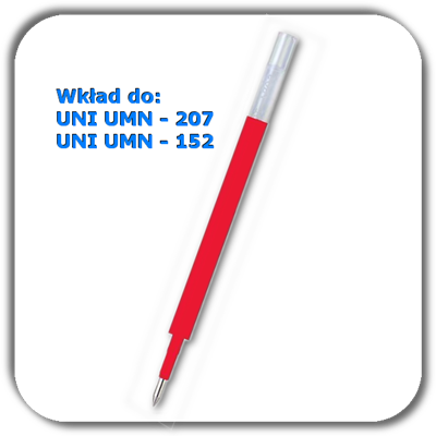 Wkład do dł. UNI UMR-87 do UMN-207, UMN-207 czerw.