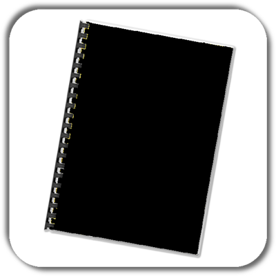 Okładki do bind. FELLOWES A4 250g. CHROMO czarne