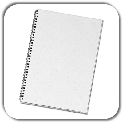 Okładki do bind. FELLOWES A4 250g. skóra białe